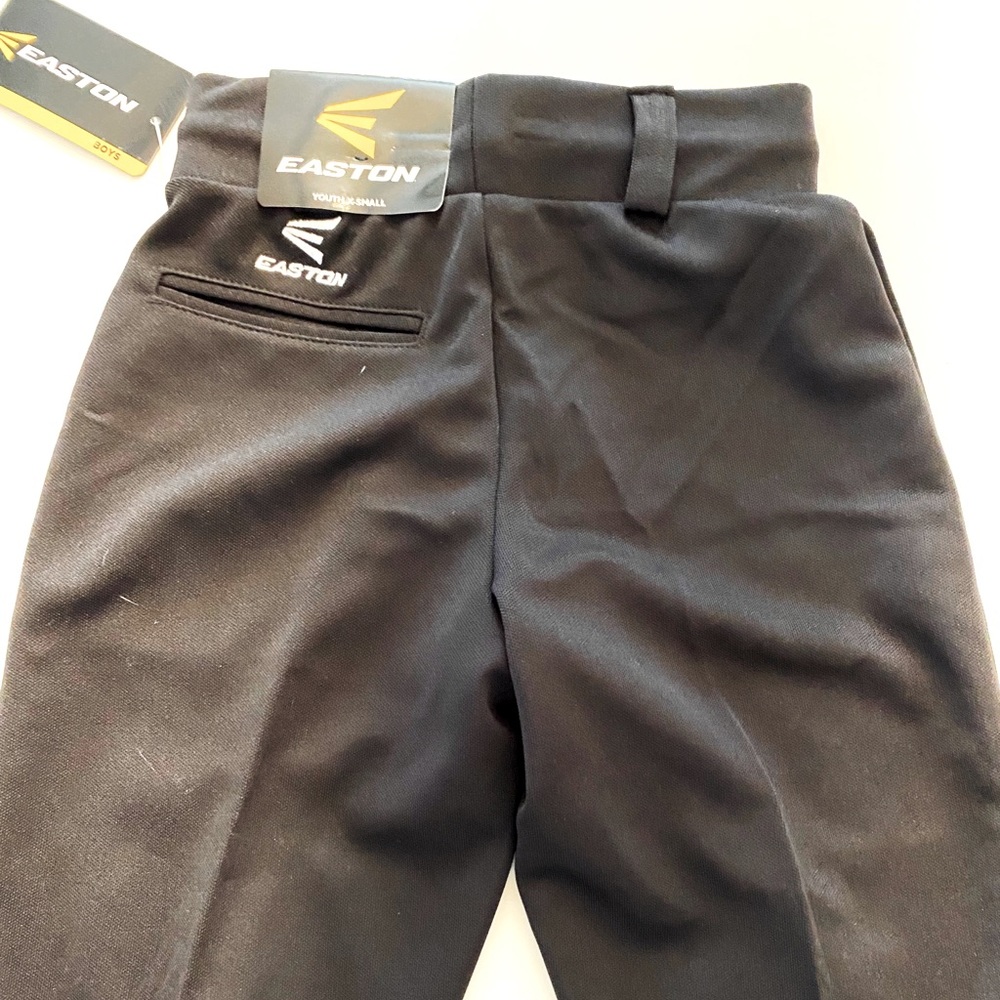 Youth XS black baseball pants NWT